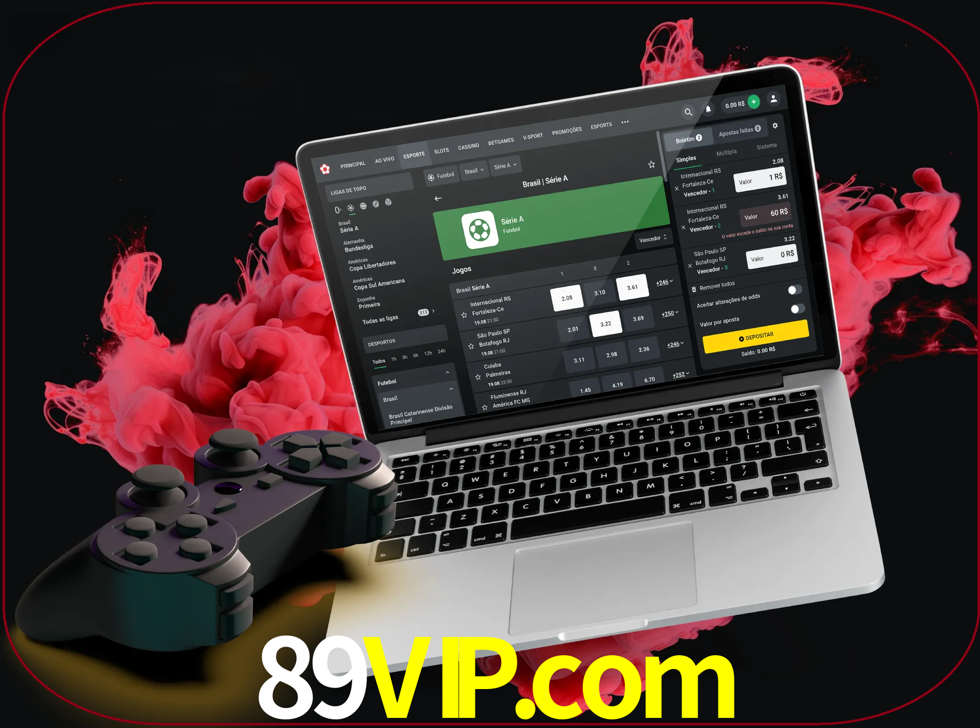 Visite a secção especial de jogos de vídeo em 89vip para descobrir em que jogos pode apostar e ganhar muito dinheiro.